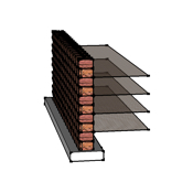 Keystone retaining walls 2m high