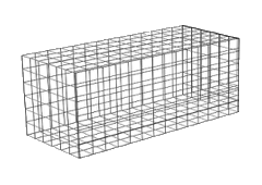 Gabion basket 0.5m x 0.5m x 1m price