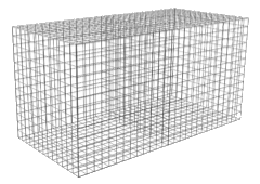 Gabion Basket 1m x 1m x 2m price