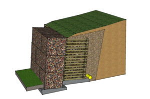 Gabion basket repair